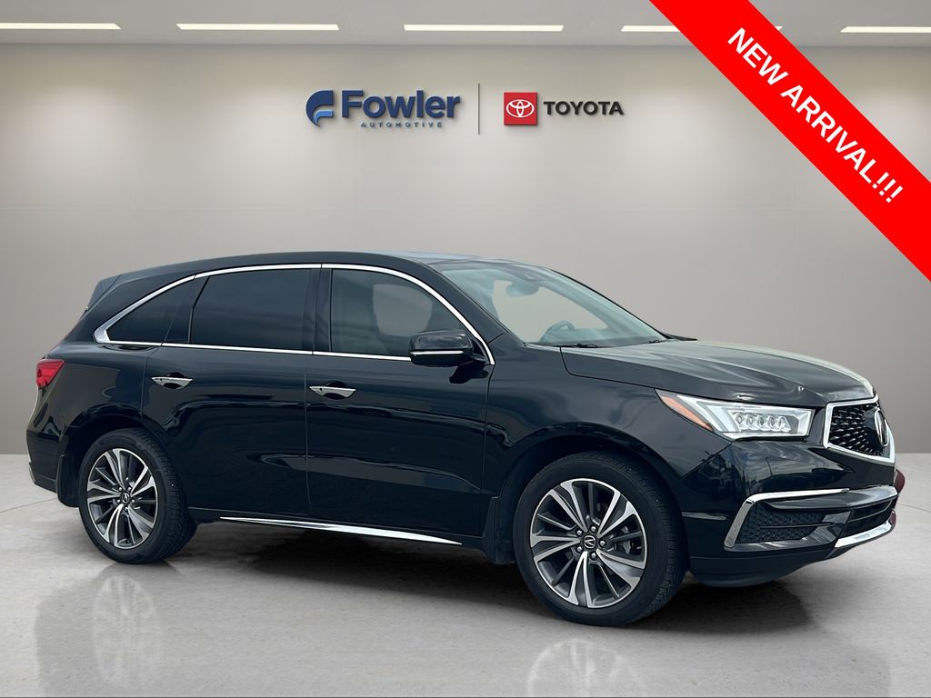 Majestic Black Pearl 2019 Acura MDX SH-AWD with Technology Package SUV / Crossover All-Wheel Drive 9-Speed Automatic