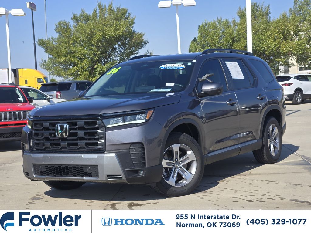 Gray (Modern Steel Metallic) 2026 Honda Pilot SUV / Crossover All-Wheel Drive Automatic