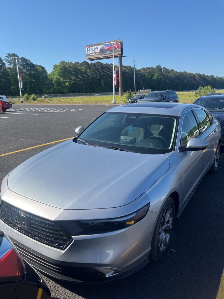 Silver 2024 Honda Accord EX FWD Sedan Front-Wheel Drive Continuously Variable Transmission