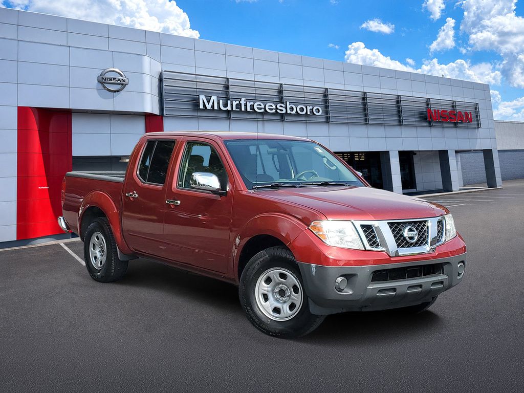 Cayenne Red Pearl 2015 Nissan Frontier Pickup Truck 4X2 5-Speed Automatic Overdrive