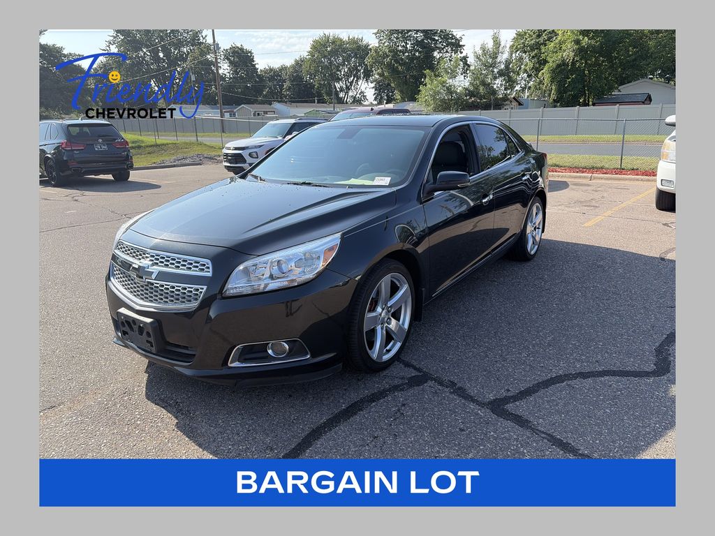Black Granite Metallic 2013 Chevrolet Malibu Sedan Front-Wheel Drive 6-Speed Automatic Overdrive