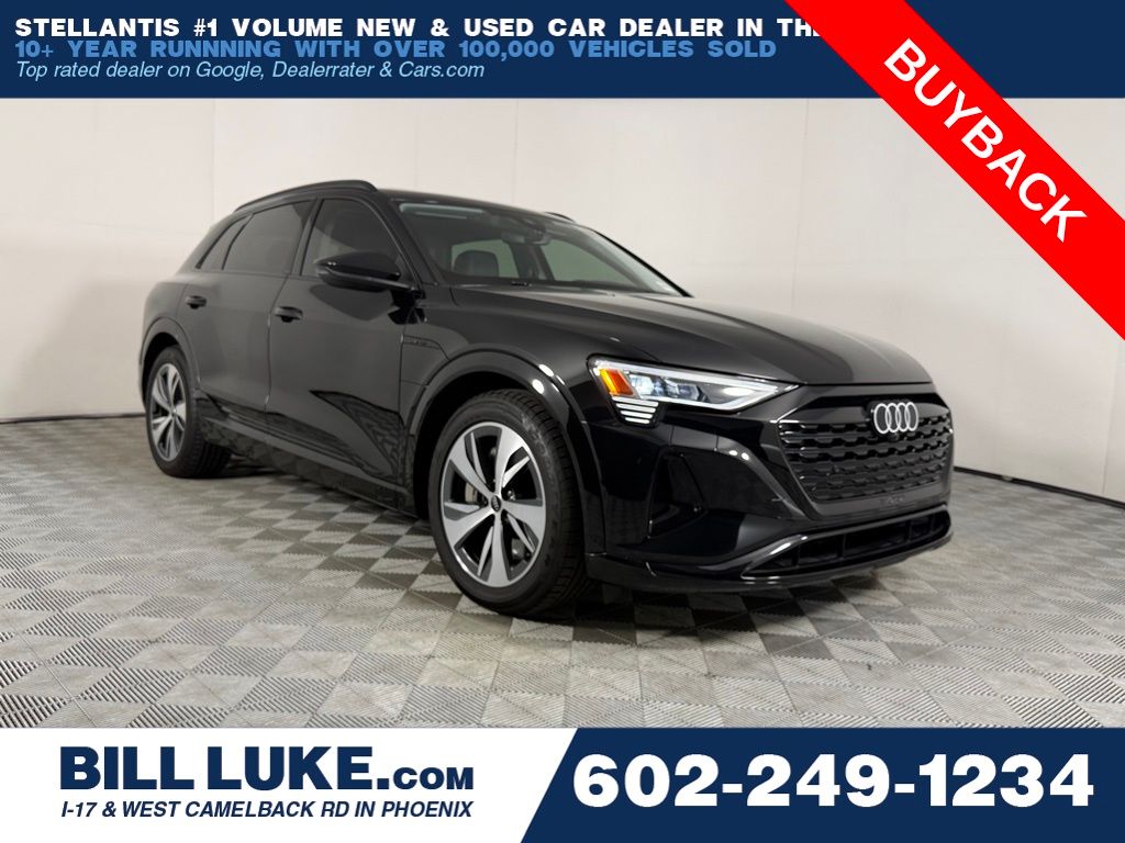 Mythos Black Metallic 2024 Audi Q8 e-tron quattro Premium AWD SUV / Crossover All-Wheel Drive Automatic