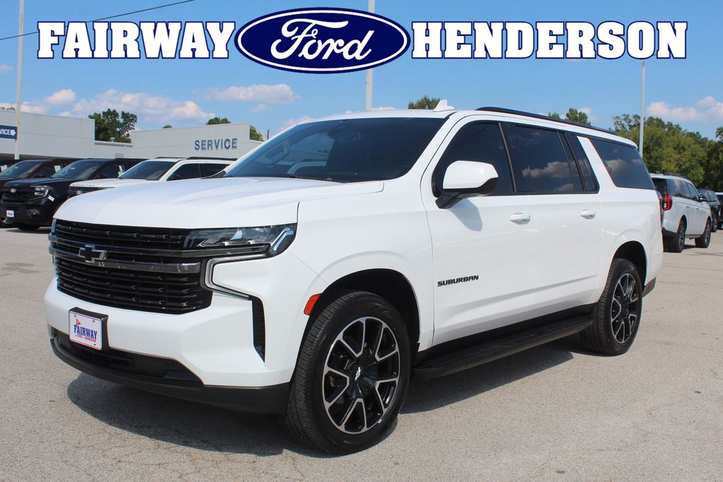 Summit White 2021 Chevrolet Suburban SUV / Crossover 4X2