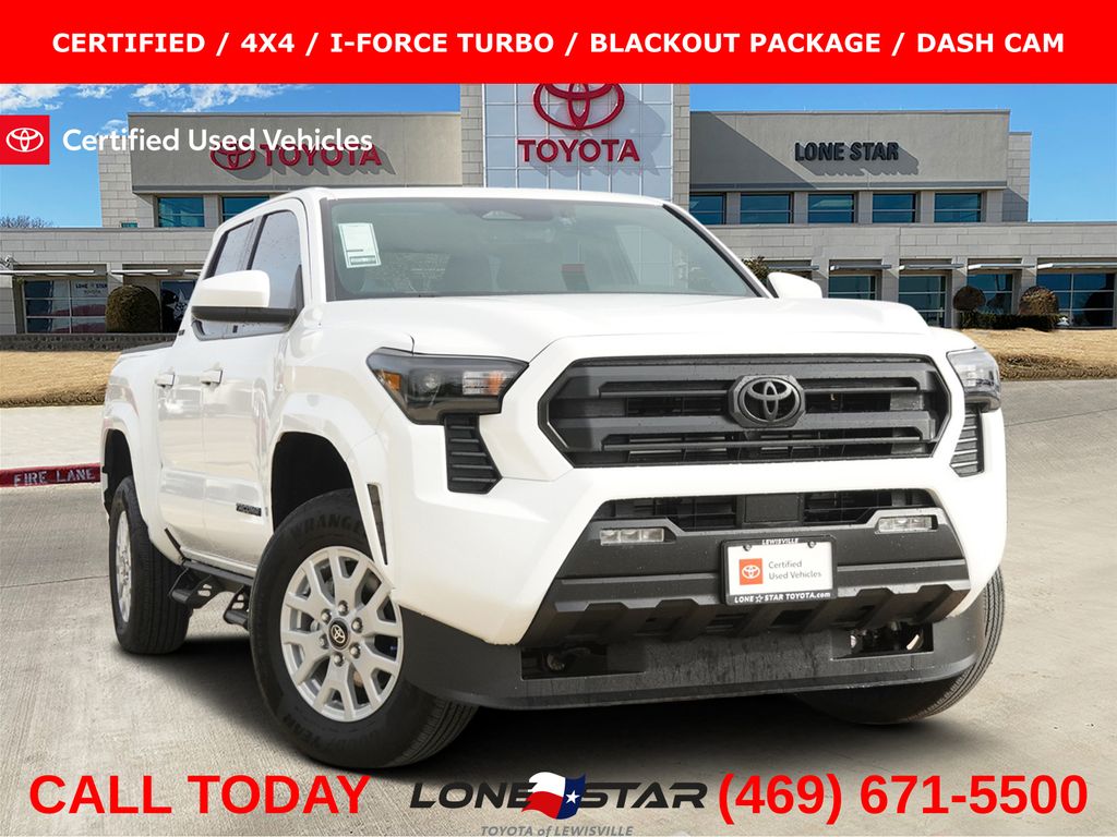 Ice Cap 2026 Toyota Tacoma SR5 Double Cab 4WD Pickup Truck Four-Wheel Drive 8-Speed Automatic