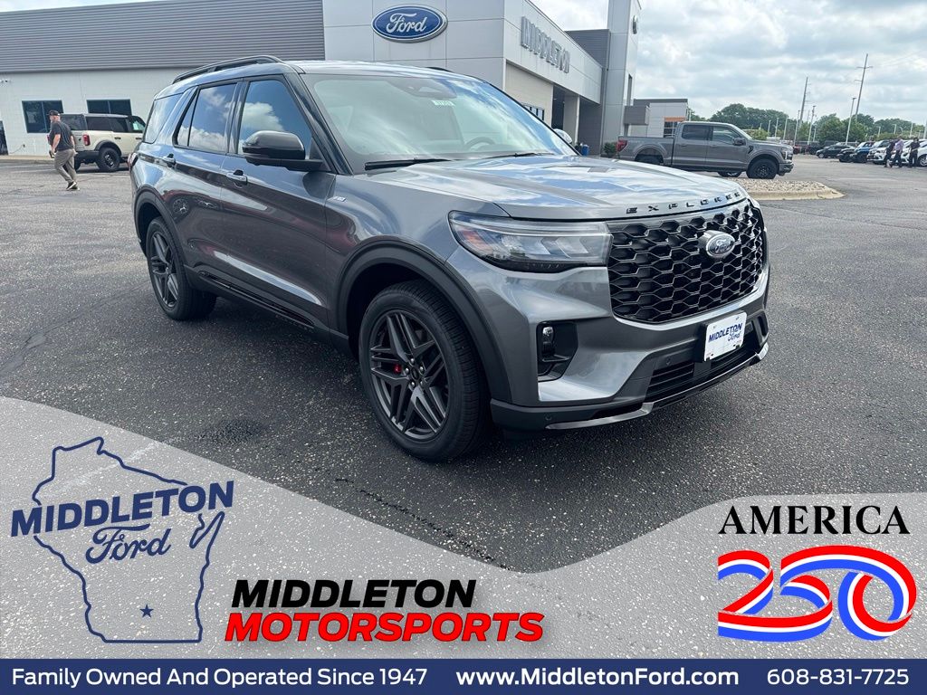 Carbonized Gray Metallic 2026 Ford Explorer SUV / Crossover All-Wheel Drive Automatic