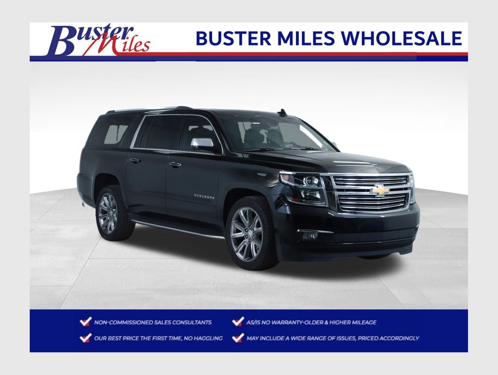 Black 2017 Chevrolet Suburban SUV / Crossover 4X2 6-Speed Automatic Overdrive