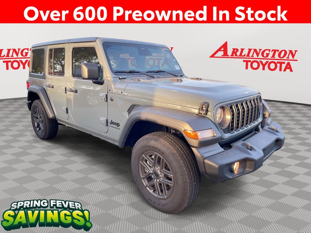 Anvil Clear Coat 2025 Jeep Wrangler Sport S 4-Door 4WD SUV / Crossover Four-Wheel Drive 8-Speed Automatic