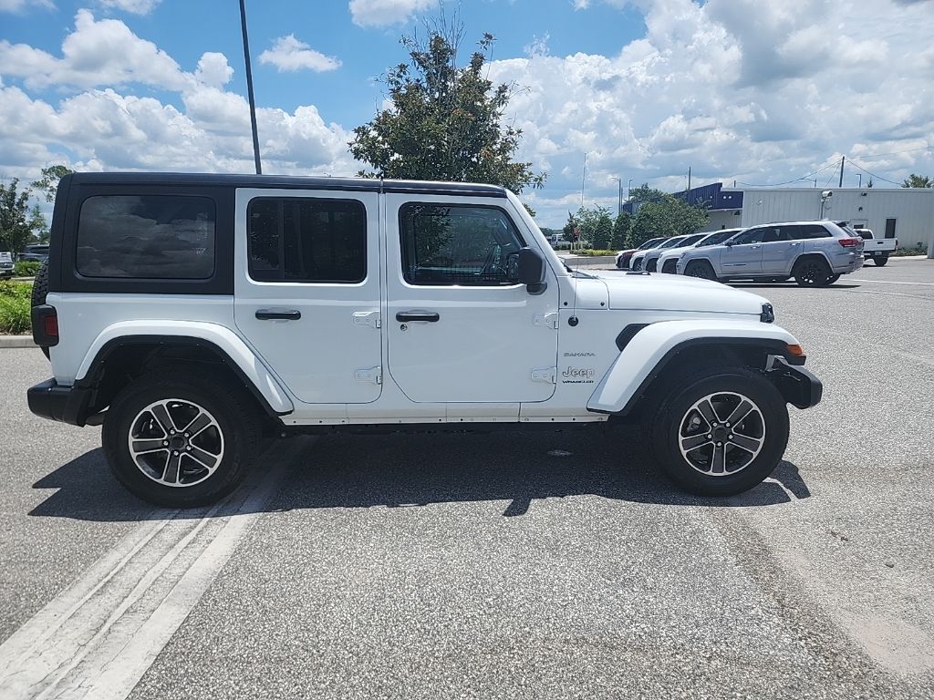 2023 White Jeep Wrangler Sahara 4X4 SUV