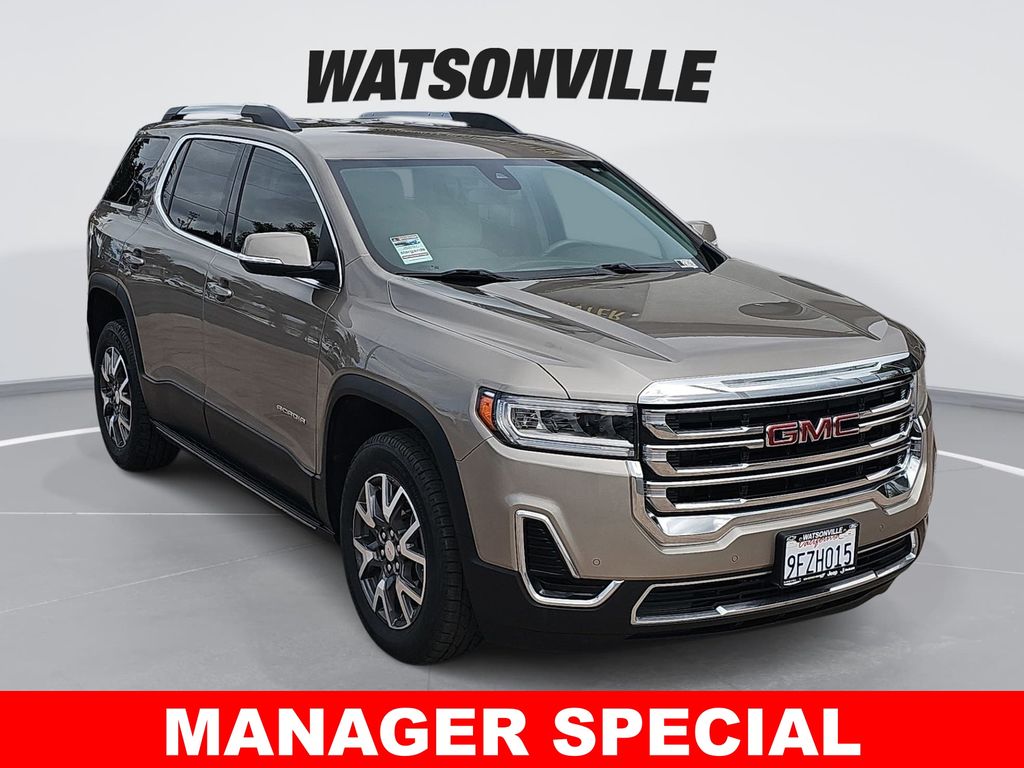 Light Stone Metallic 2023 GMC Acadia SUV / Crossover Four-Wheel Drive 9-Speed Automatic