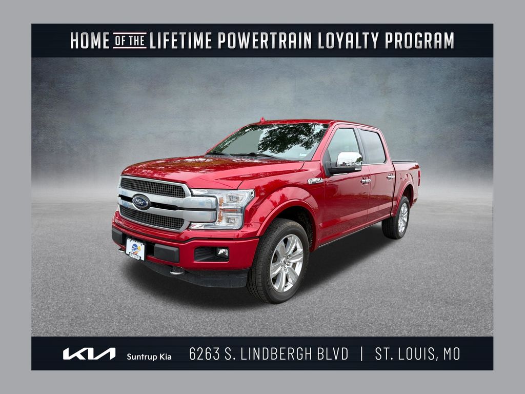 Red Metallic 2020 Ford F-150 Pickup Truck Four-Wheel Drive Automatic