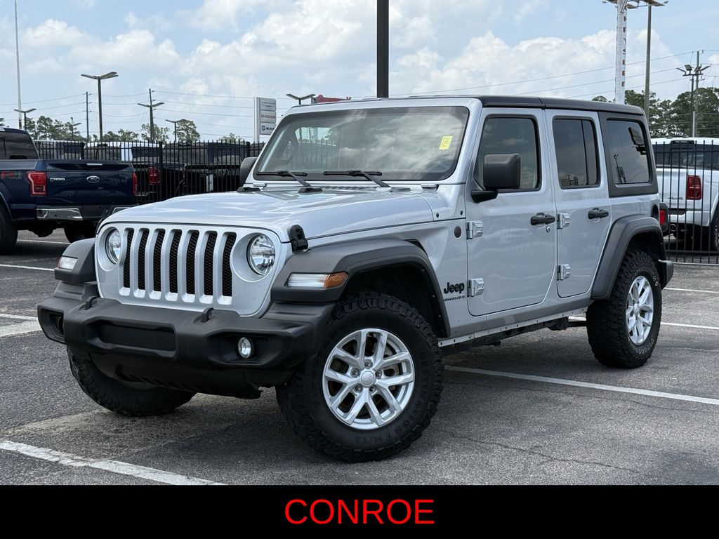 2023 Jeep Wrangler Sport S Silver at Bayway Cadillac of The Woodlands