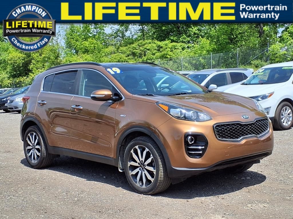 Red (Copper) 2019 Kia Sportage SUV / Crossover All-Wheel Drive 6-Speed Automatic Overdrive