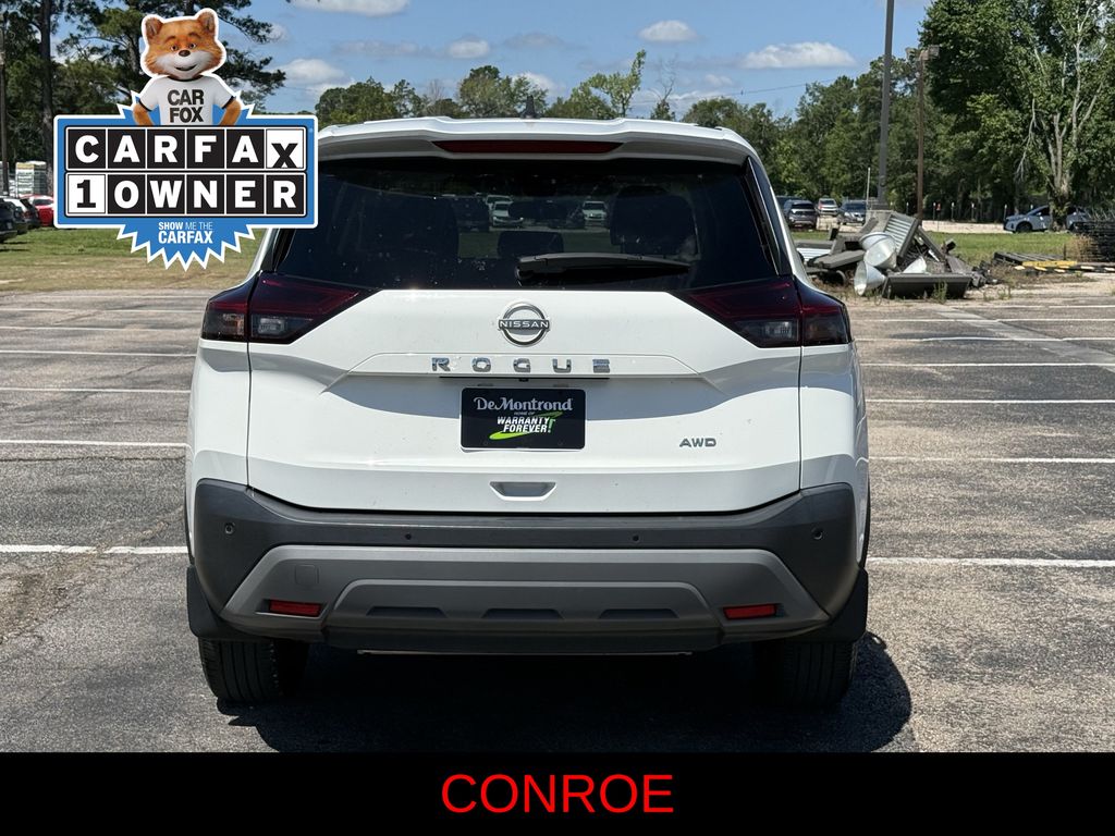 2023 Nissan Rogue S White at South Houston Nissan