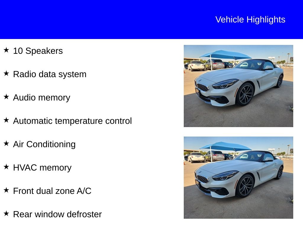 2022 BMW Z4 sDrive30i 6