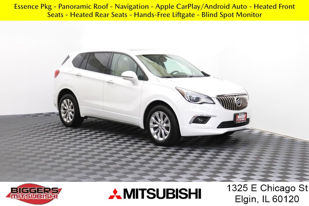 Summit White 2018 Buick Envision SUV / Crossover All-Wheel Drive 6-Speed Automatic