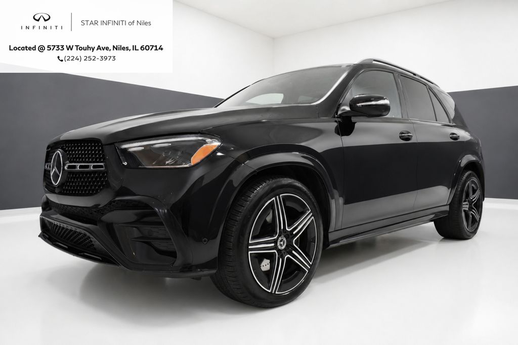 Obsidian Black Metallic 2025 Mercedes-Benz GLE SUV / Crossover All-Wheel Drive 9-Speed Automatic
