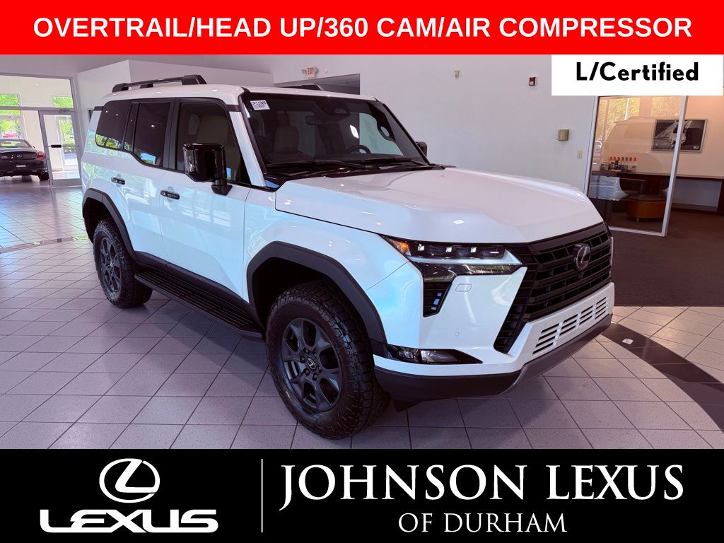Eminent White Pearl 2025 Lexus GX 550 Overtrail AWD SUV / Crossover All-Wheel Drive Automatic