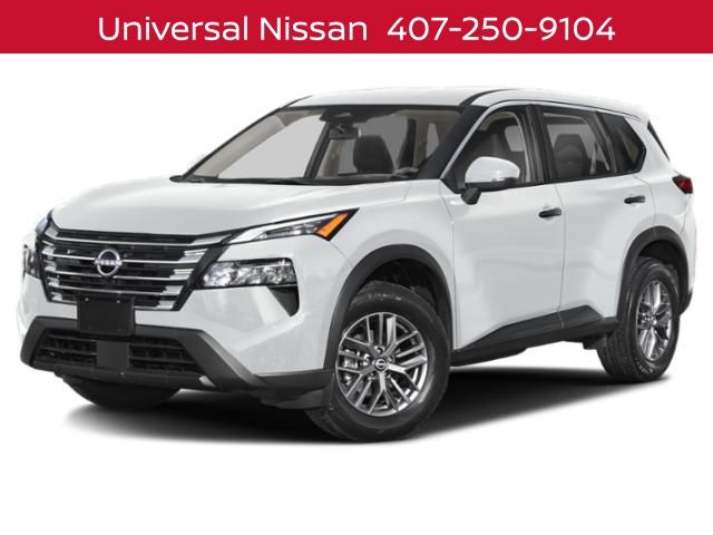 Glacier White 2026 Nissan Rogue S FWD SUV / Crossover Front-Wheel Drive Continuously Variable Transmission