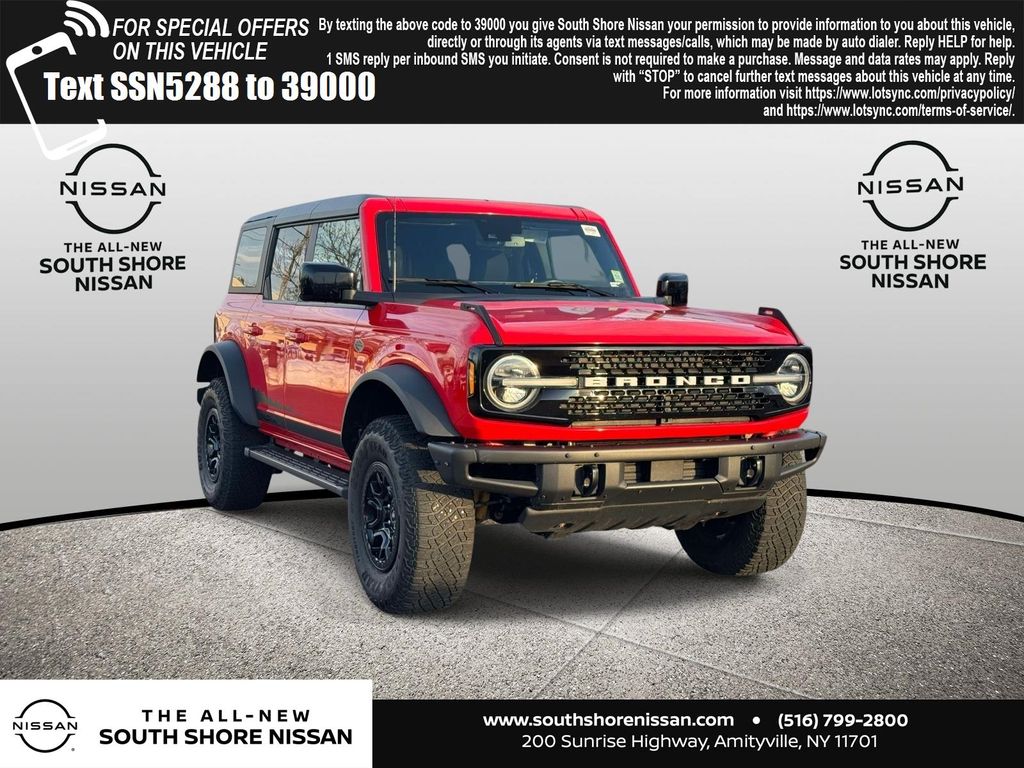 Race Red 2021 Ford Bronco Wildtrak Advanced 4-Door 4WD SUV / Crossover Four-Wheel Drive Automatic