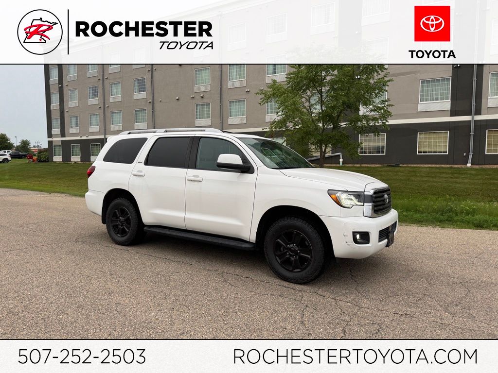 Super White 2019 Toyota Sequoia SUV / Crossover Four-Wheel Drive 6-Speed Automatic