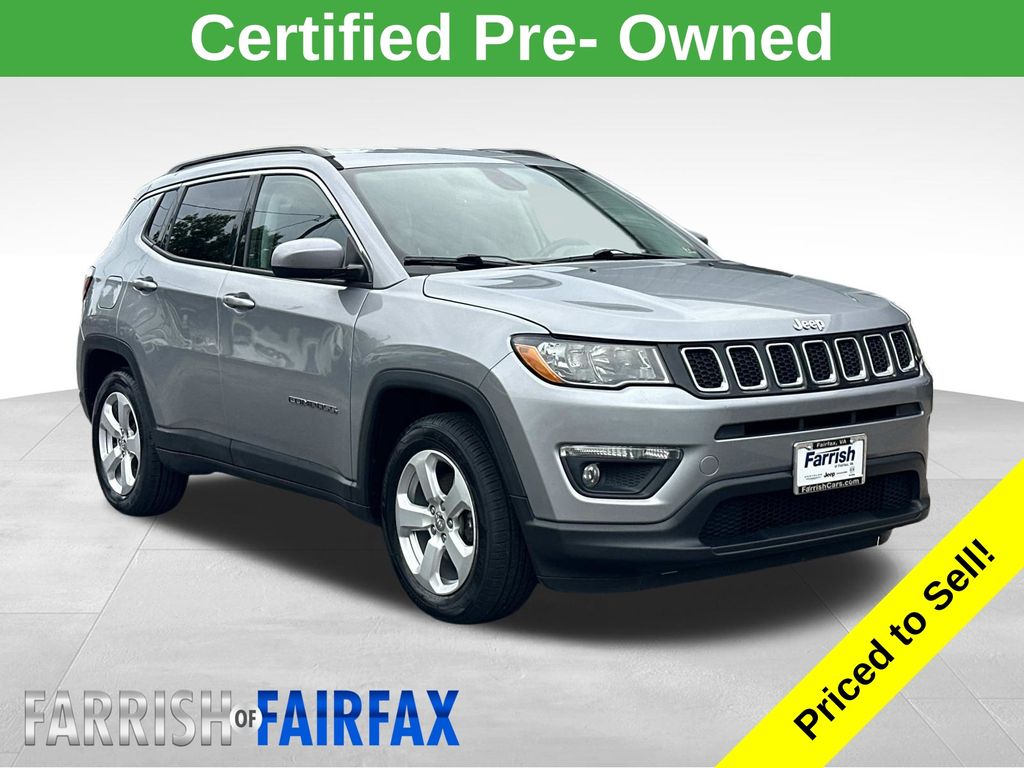Billet Silver Metallic Clearcoat 2019 Jeep Compass SUV / Crossover Front-Wheel Drive 6-Speed Automatic