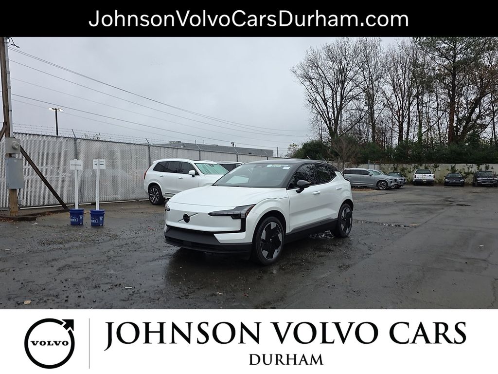 Crystal White 2025 Volvo EX30 SUV / Crossover All-Wheel Drive 1-Speed Automatic