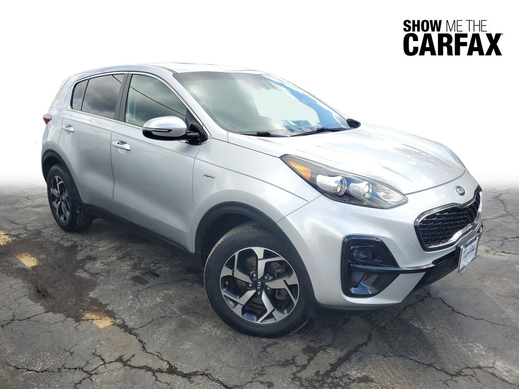 Sparkling Silver 2020 Kia Sportage LX AWD SUV / Crossover All-Wheel Drive 6-Speed Automatic Overdrive
