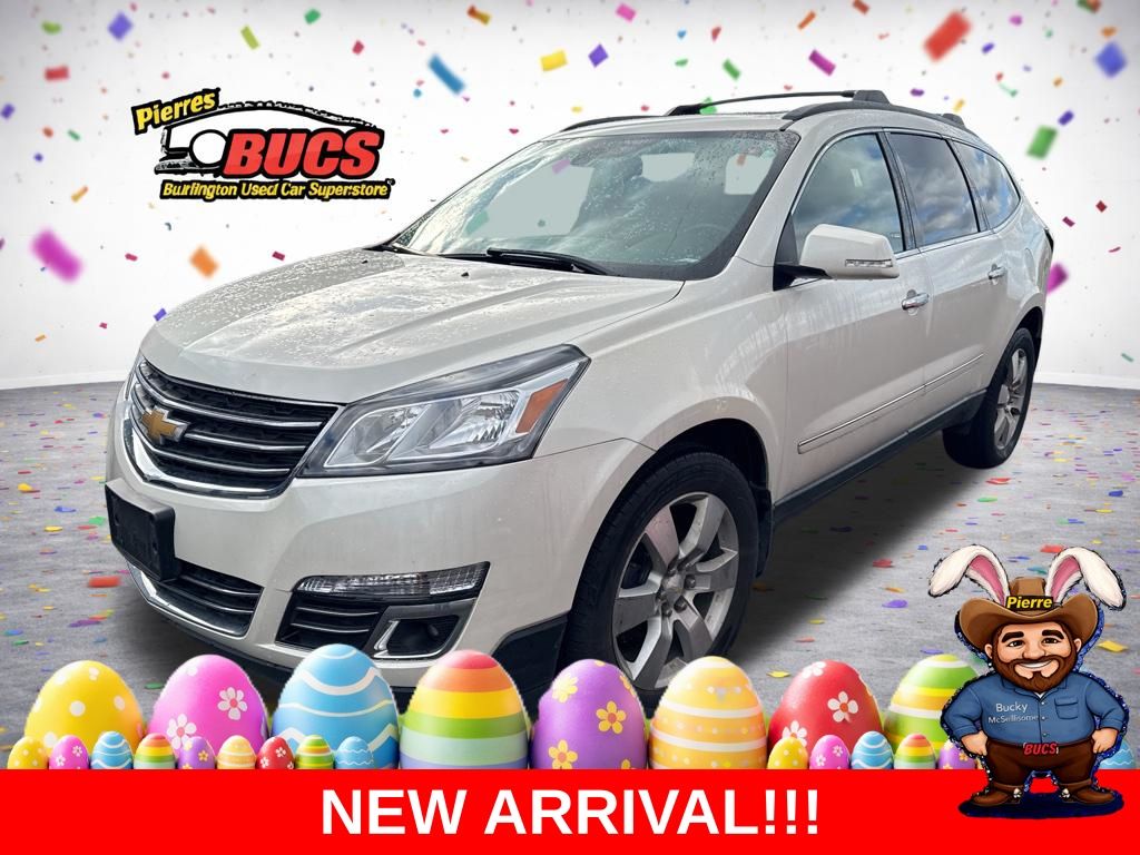 White Diamond Tricoat 2015 Chevrolet Traverse LTZ AWD SUV / Crossover All-Wheel Drive 6-Speed Automatic