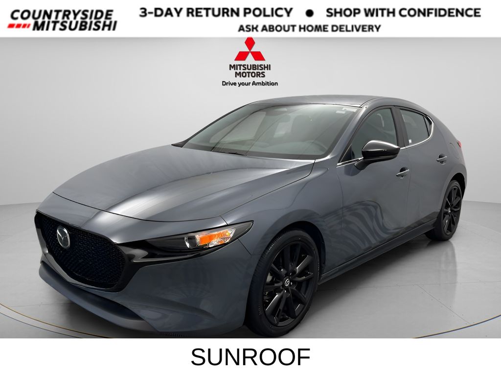 Polymetal Gray Metallic 2024 Mazda MAZDA3 2.5 S Carbon Edition Hatchback AWD Hatchback All-Wheel Drive 6-Speed Automatic