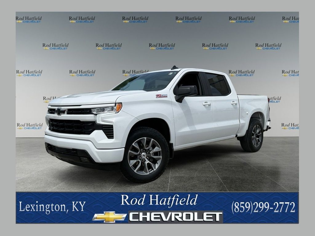 Summit White 2024 Chevrolet Silverado 1500 Pickup Truck Four-Wheel Drive Automatic