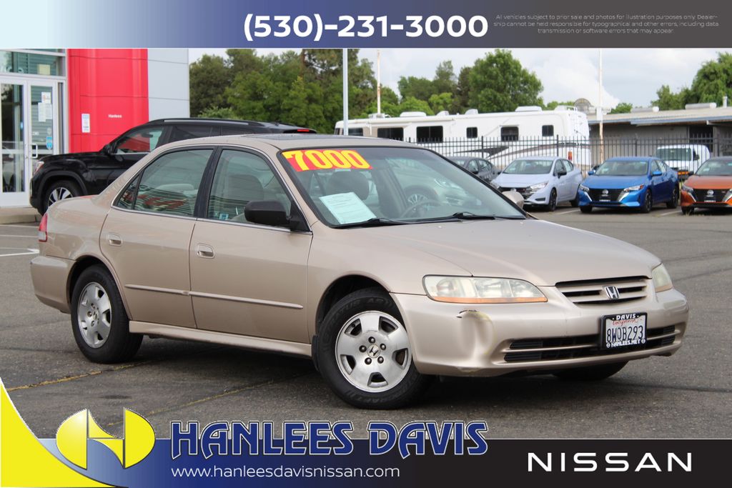 Gold 2001 Honda Accord EX V6 Sedan Front-Wheel Drive 4-Speed Automatic Overdrive