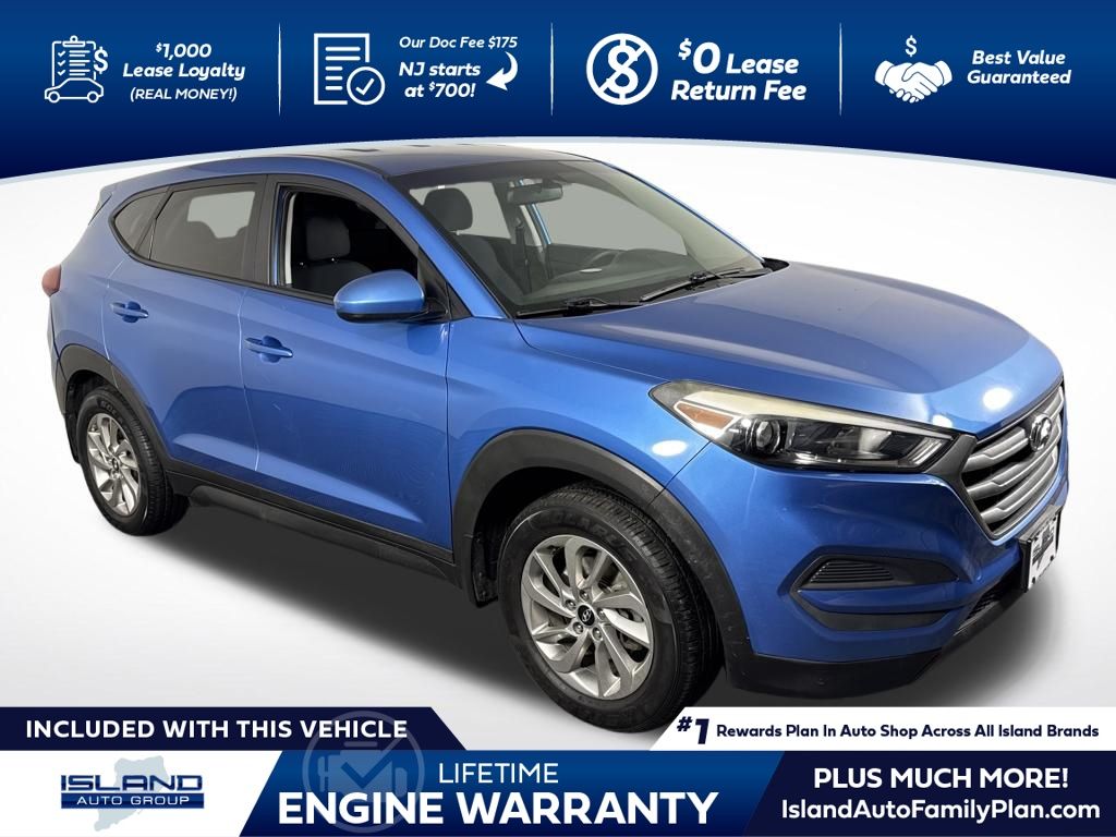 Caribbean Blue 2018 Hyundai Tucson 2.0L SE AWD SUV / Crossover All-Wheel Drive 6-Speed Automatic