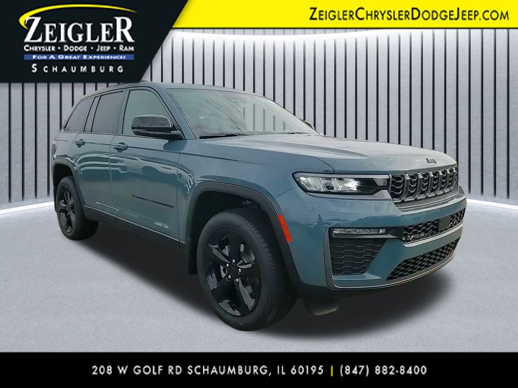 Gray (Steel Blue) 2026 Jeep Grand Cherokee SUV / Crossover Four-Wheel Drive 8-Speed Automatic