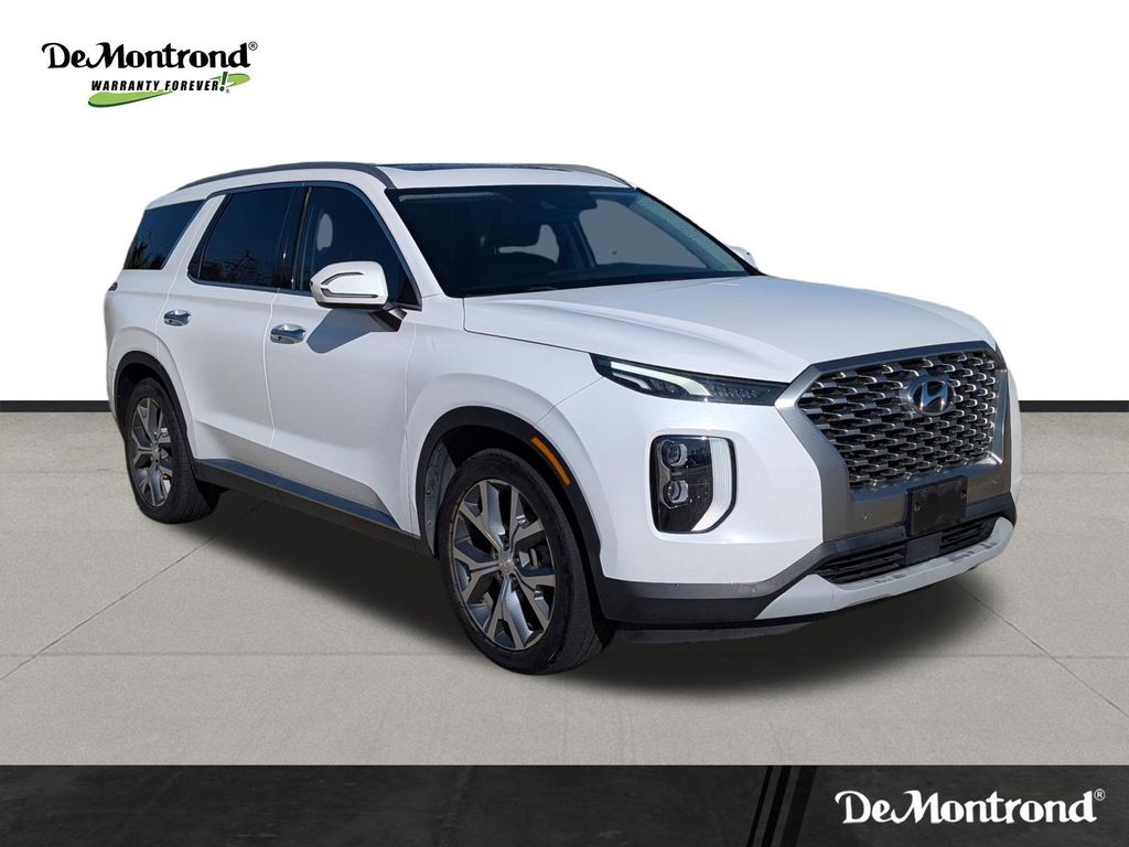 2021 Hyundai Palisade SEL White at Genesis of Spring