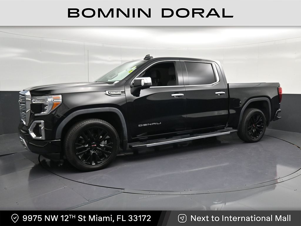 Onyx Black 2021 GMC Sierra 1500 Denali Crew Cab RWD Pickup Truck 4X2 8-Speed Automatic