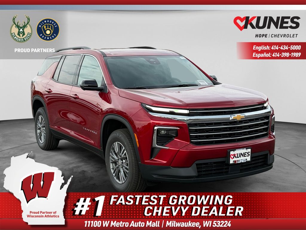 Radiant Red Tintcoat 2027 Chevrolet Traverse SUV / Crossover Four-Wheel Drive 8-Speed Automatic