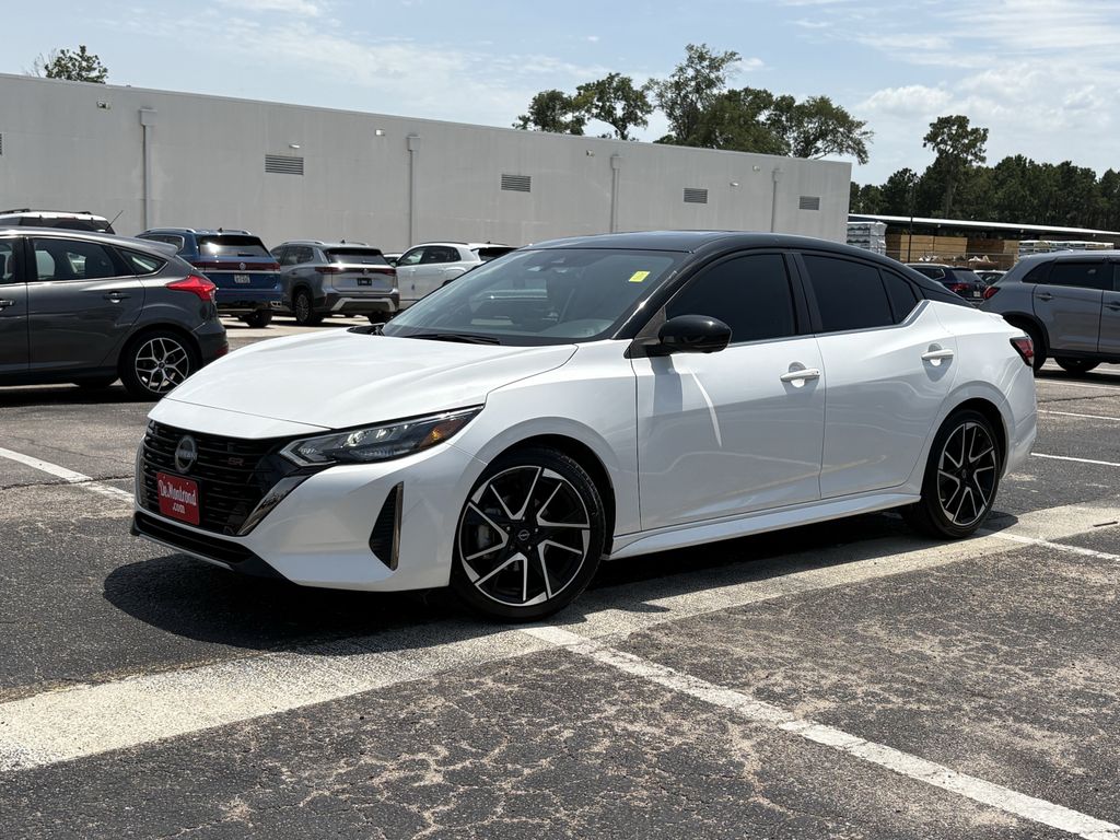 2024 Nissan Sentra SR White at North Houston Mitsubishi