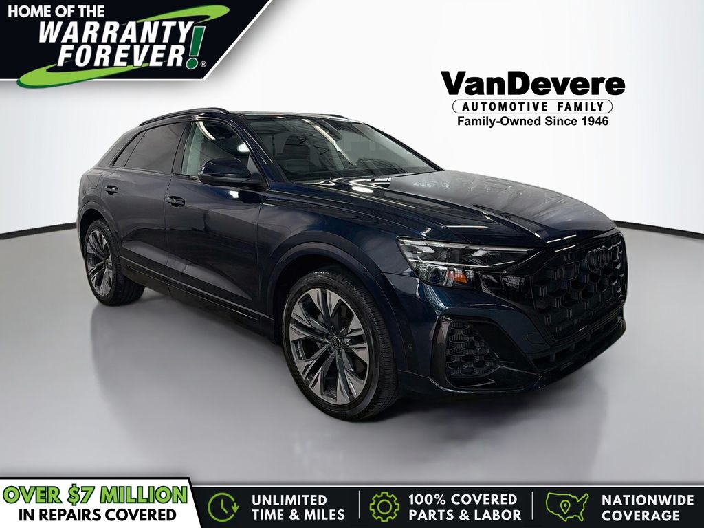 Black 2025 Audi Q8 SUV / Crossover All-Wheel Drive 8-Speed Automatic