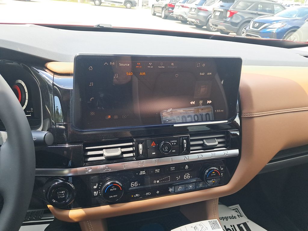 2026 Nissan Pathfinder Platinum Red at John Sisson Motors