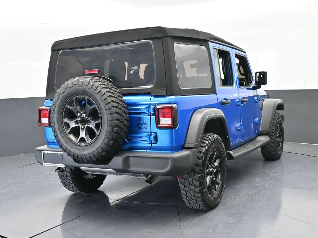Used 2022 Hydro Blue Pearl Coat Jeep Unlimited Willys image 5