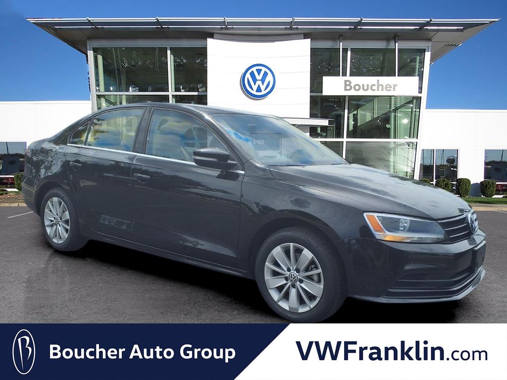 Black Uni 2016 Volkswagen Jetta Sedan Front-Wheel Drive 6-Speed Automatic