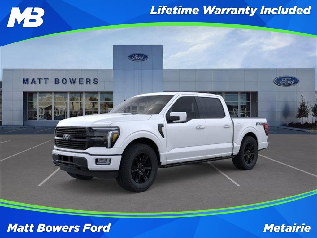 Star White Metallic Tri-Coat 2025 Ford F-150 Pickup Truck Four-Wheel Drive Automatic