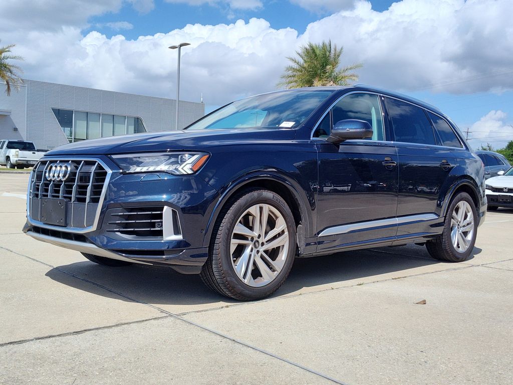 Blue Metallic 2023 Audi Q7 quattro Prestige 55 TFSI SUV / Crossover All-Wheel Drive 8-Speed Automatic