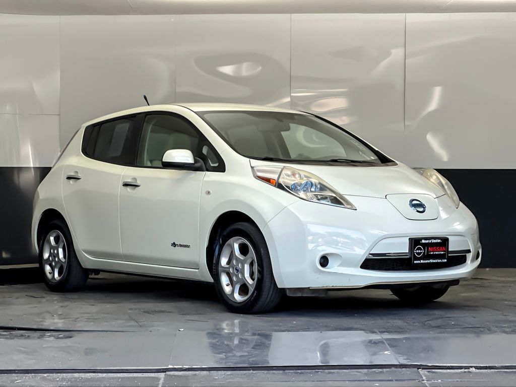Glacier Pearl 2012 Nissan LEAF Hatchback Front-Wheel Drive Automatic