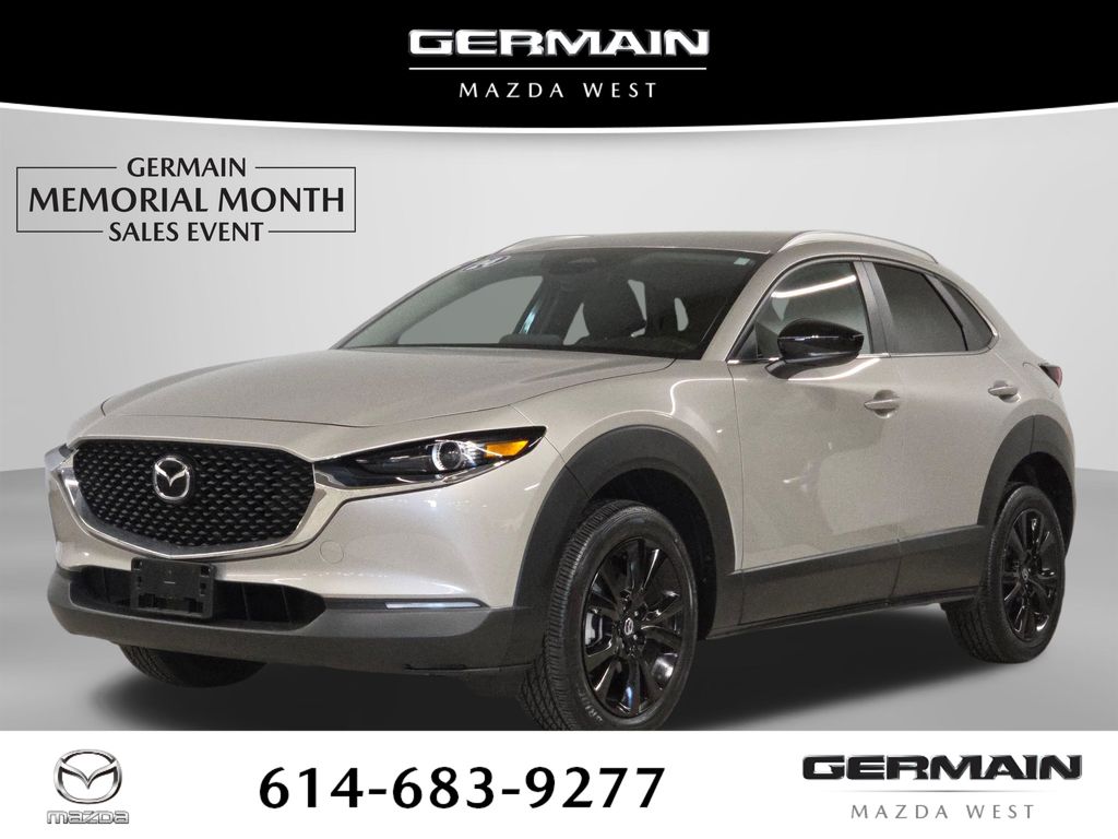 Gray (Platinum Quartz Metallic) 2024 Mazda CX-30 2.5 S Select Sport AWD SUV / Crossover All-Wheel Drive 6-Speed Automatic