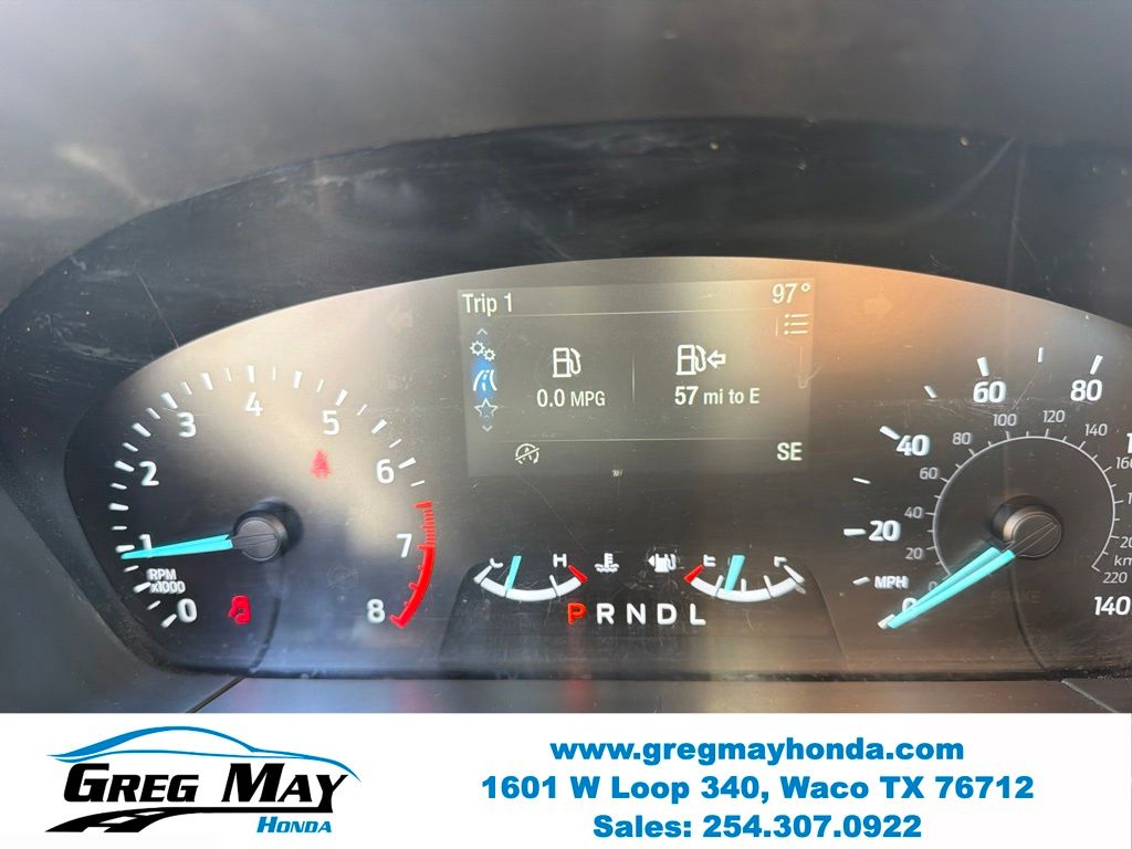 2020 Ford Escape S White at Greg May Honda