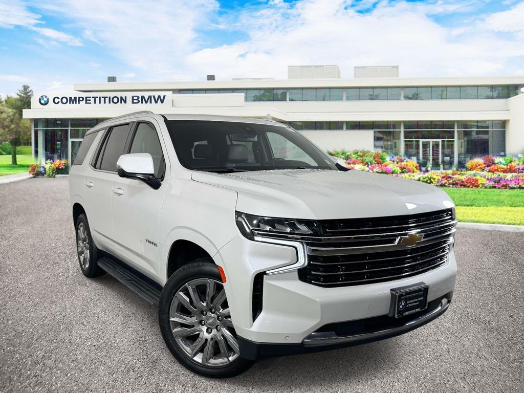 White (Iridescent Pearl Tricoat) 2021 Chevrolet Tahoe SUV / Crossover Four-Wheel Drive 