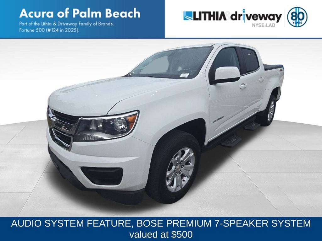 Summit White 2019 Chevrolet Colorado Pickup Truck Four-Wheel Drive 8-Speed Automatic