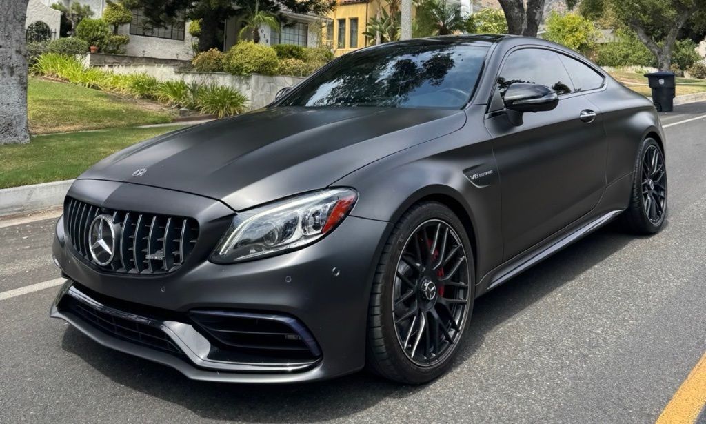 Black 2019 Mercedes-Benz C-Class Coupe Rear-Wheel Drive 9-Speed Automatic