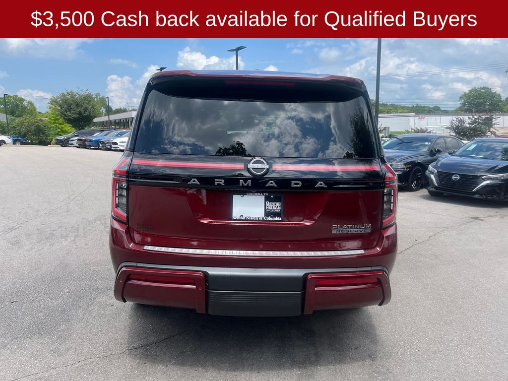 2026 Coulis Red Pearl Nissan Armada Platinum Reserve 4X4 SUV